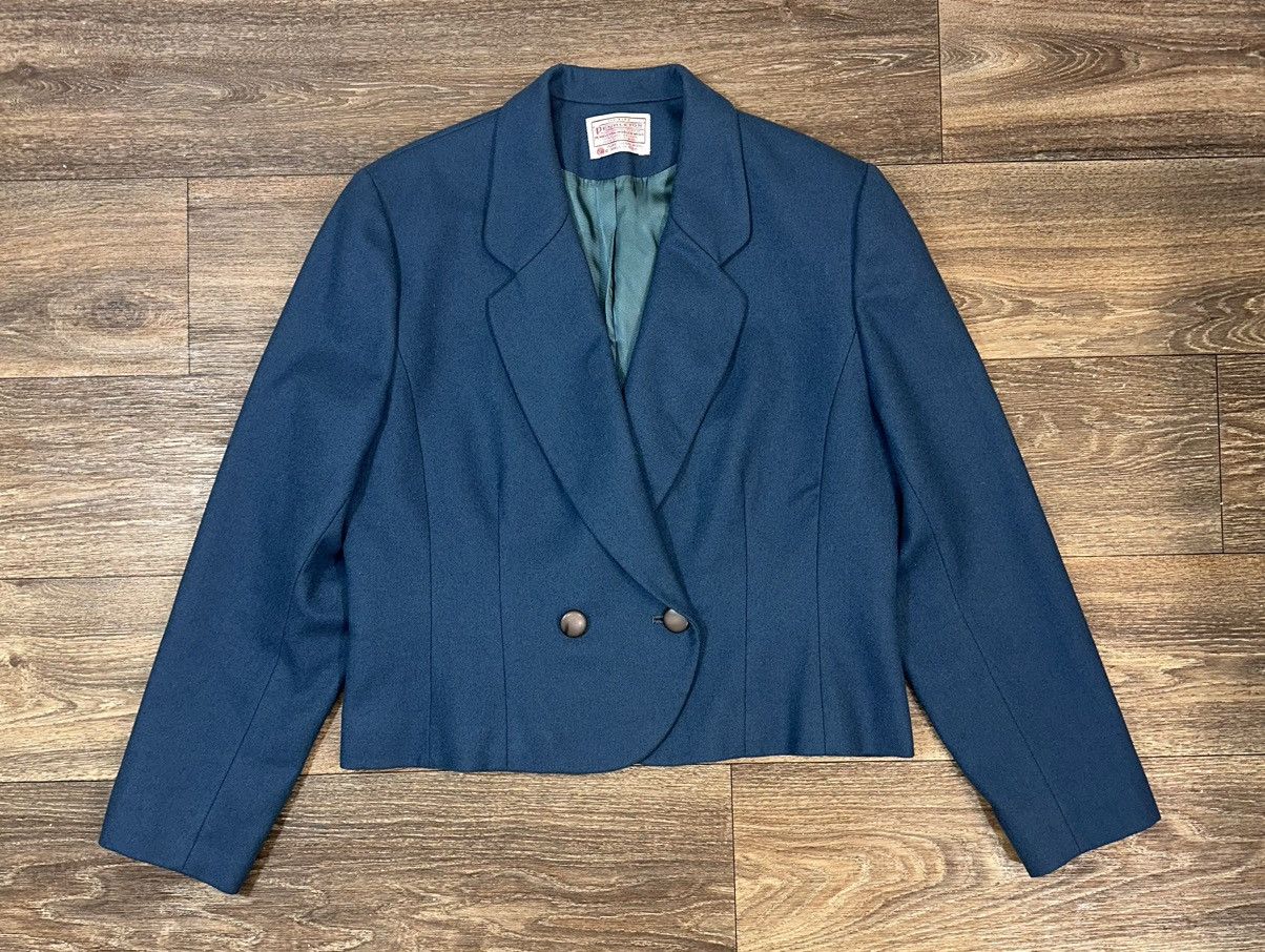 Pendleton Pendleton Women Green Pure Virgin Wool Blazer Jacket Sz 12 Size XL / US 12-14 / IT 48-50 - 1 Thumbnail