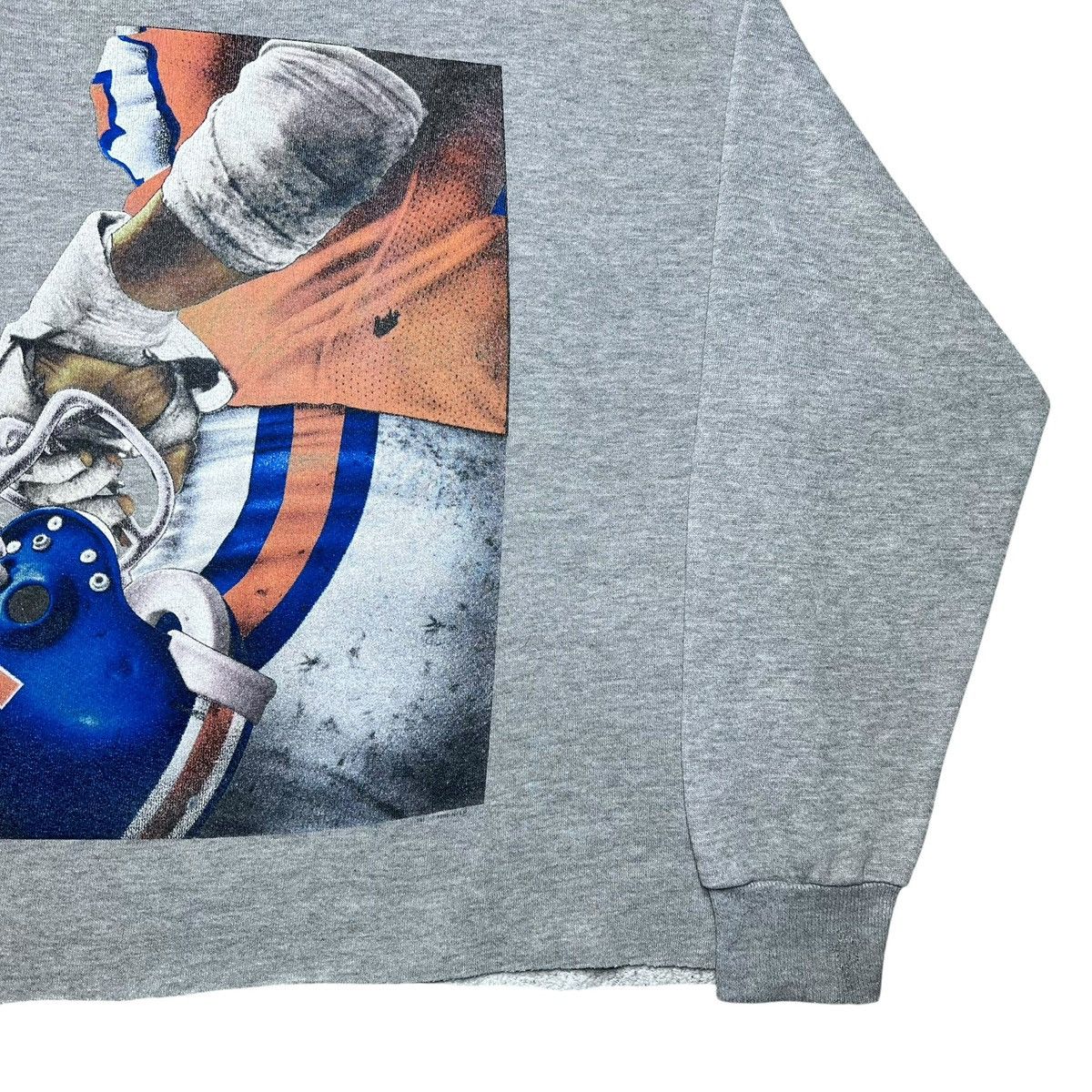 Nutmeg Vintage 1996 NFL Denver Broncos Nutmeg Helmet Sweatshirt Size US XL / EU 56 / 4 - 17 Thumbnail
