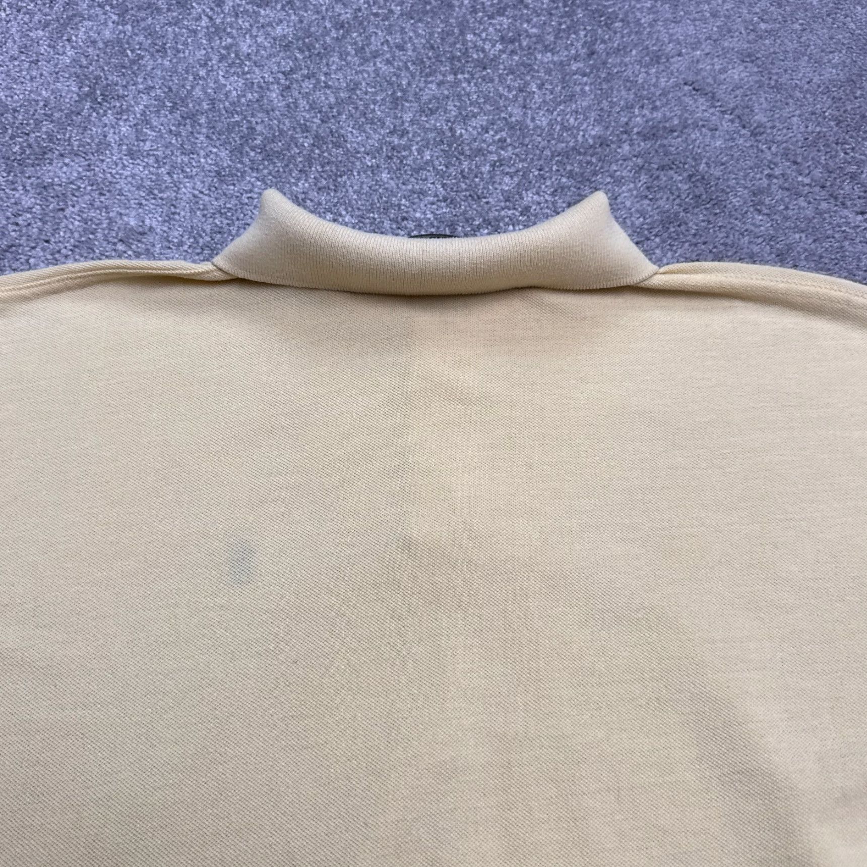 Polo Ralph Lauren Vintage Polo Ralph Lauren Polo Shirt Mens XL Yellow Blue Logo Short Sleeve Cotton Size US XL / EU 56 / 4 - 4 Thumbnail