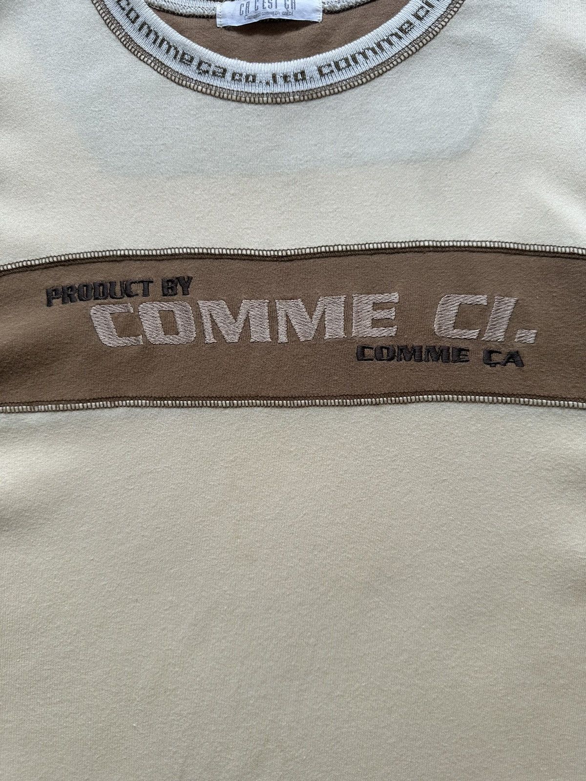 Comme Ca Ism 1980's Ca Est Ca by Comme Ci Comme Ca vintage tee Size US L / EU 52-54 / 3 - 7 Thumbnail