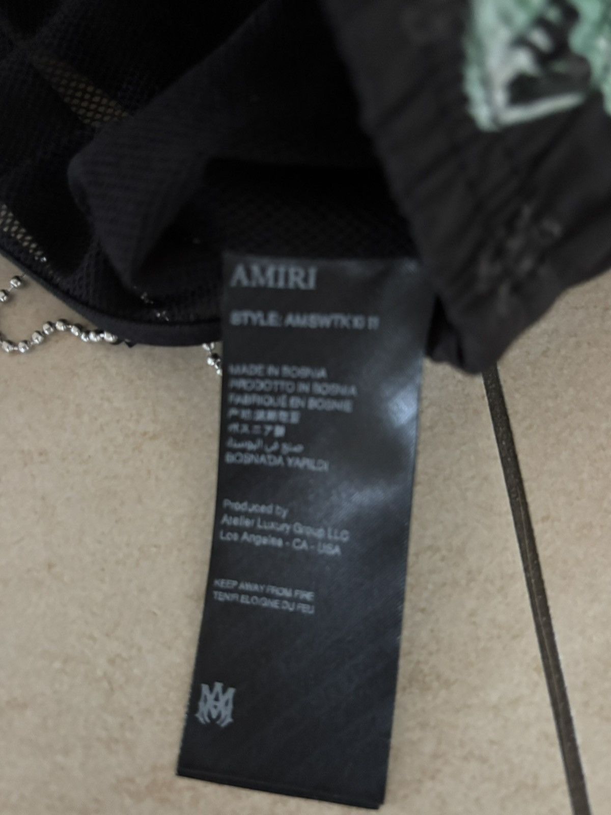Amiri Amiri shorts palm-tree print black Size US 34 / EU 50 - 6 Thumbnail
