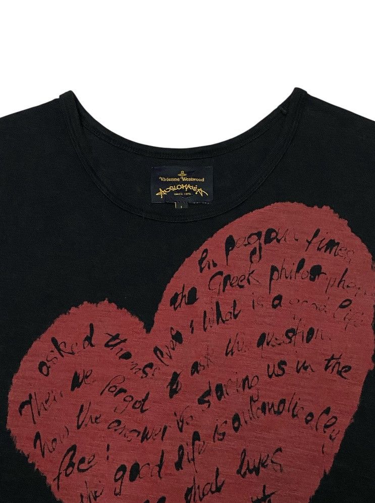 Vivienne Westwood Vivienne Westwood Anglomania Beige Heart Print “MONDAY”Shirt Size L / US 10 / IT 46 - 3 Thumbnail