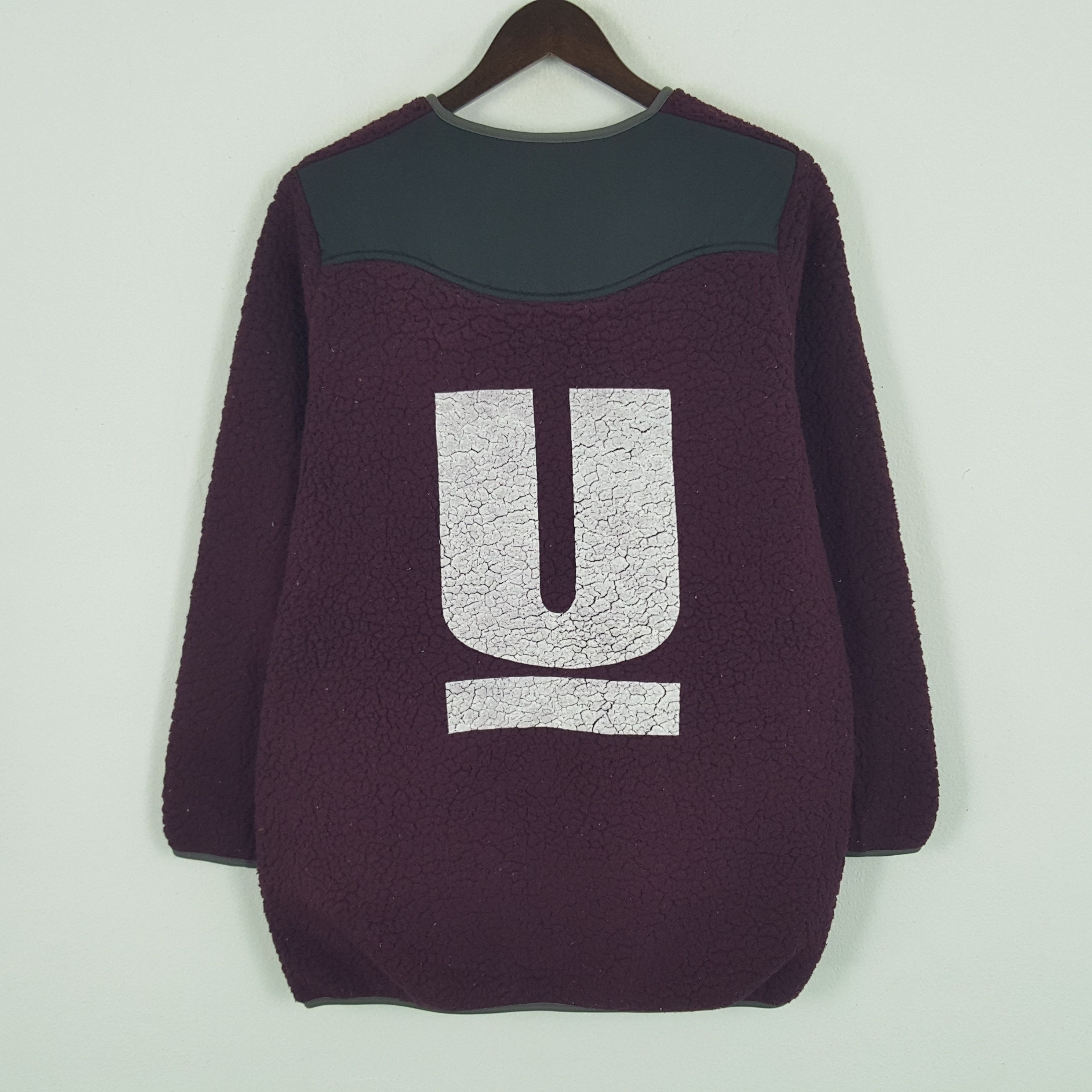 Undercover × Uniqlo Vintageb Uniqlo x Undercover Fleece Custom Art U Jacket Size US L / EU 52-54 / 3 - 1 Thumbnail
