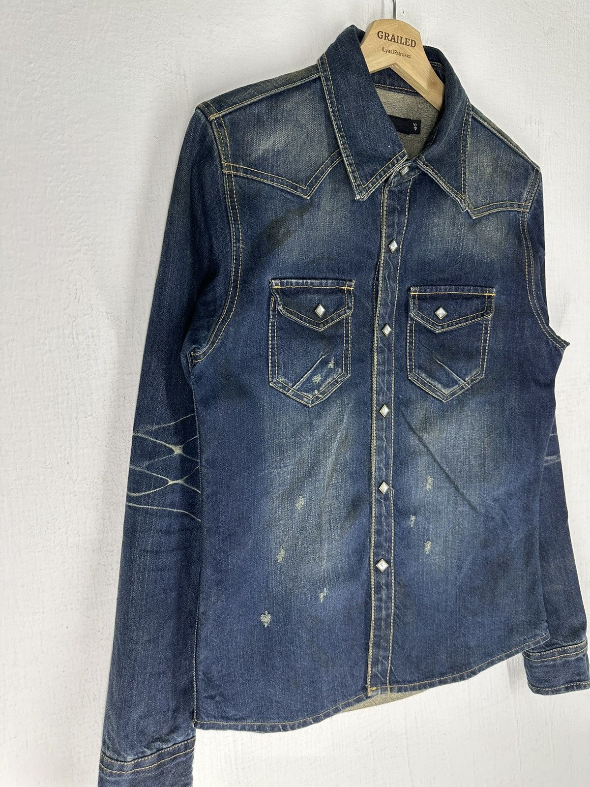 Japanese Brand Fuga Denim Jacket Size US S / EU 44-46 / 1 - 3 Thumbnail