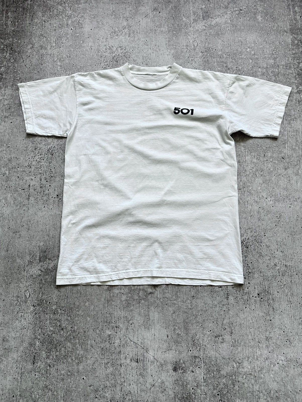 Levi's × Vintage Levi's 501 America's Original Jeans Big Logo T Shirt Size US M / EU 48-50 / 2 - 12 Thumbnail