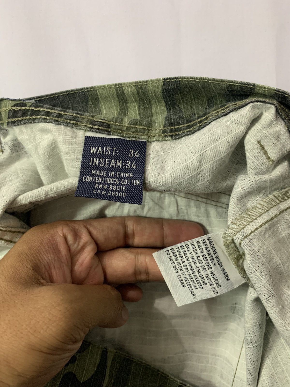 Pelle Pelle Vintage 90s Marc Buchanan Pelle Pelle Multi Pocket Cargo Size US 34 / EU 50 - 9 Thumbnail