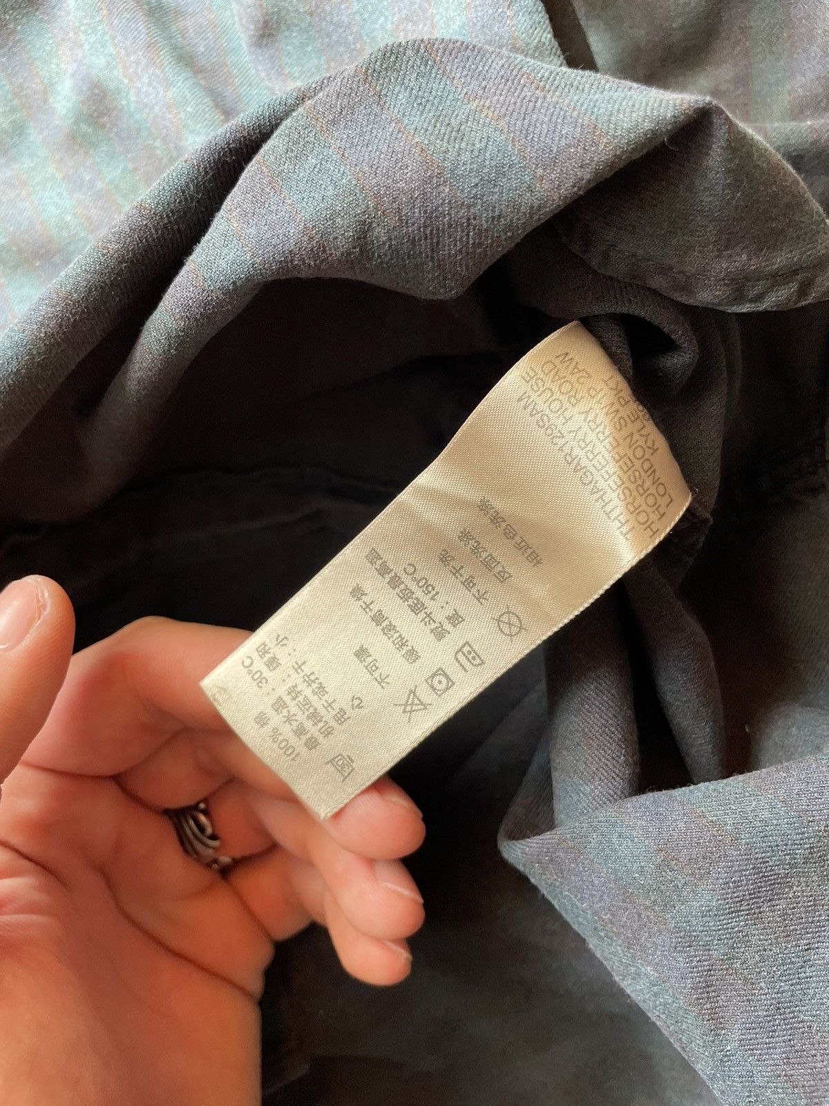 Burberry × Vintage Burberry Shirt Luxury Rich Rare Logo Vintage Size US L / EU 52-54 / 3 - 13 Thumbnail