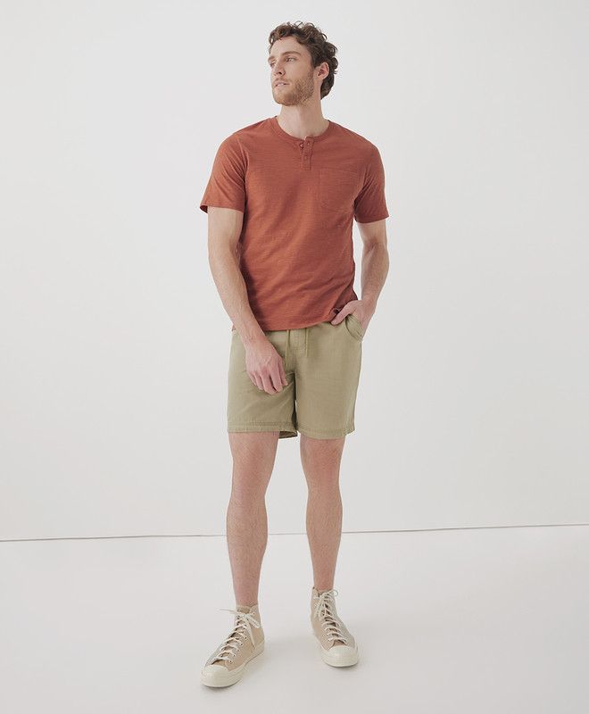 Other Mens Pact Organic Cotton Chambray Short Size US 32 / EU 48 - 2 Thumbnail