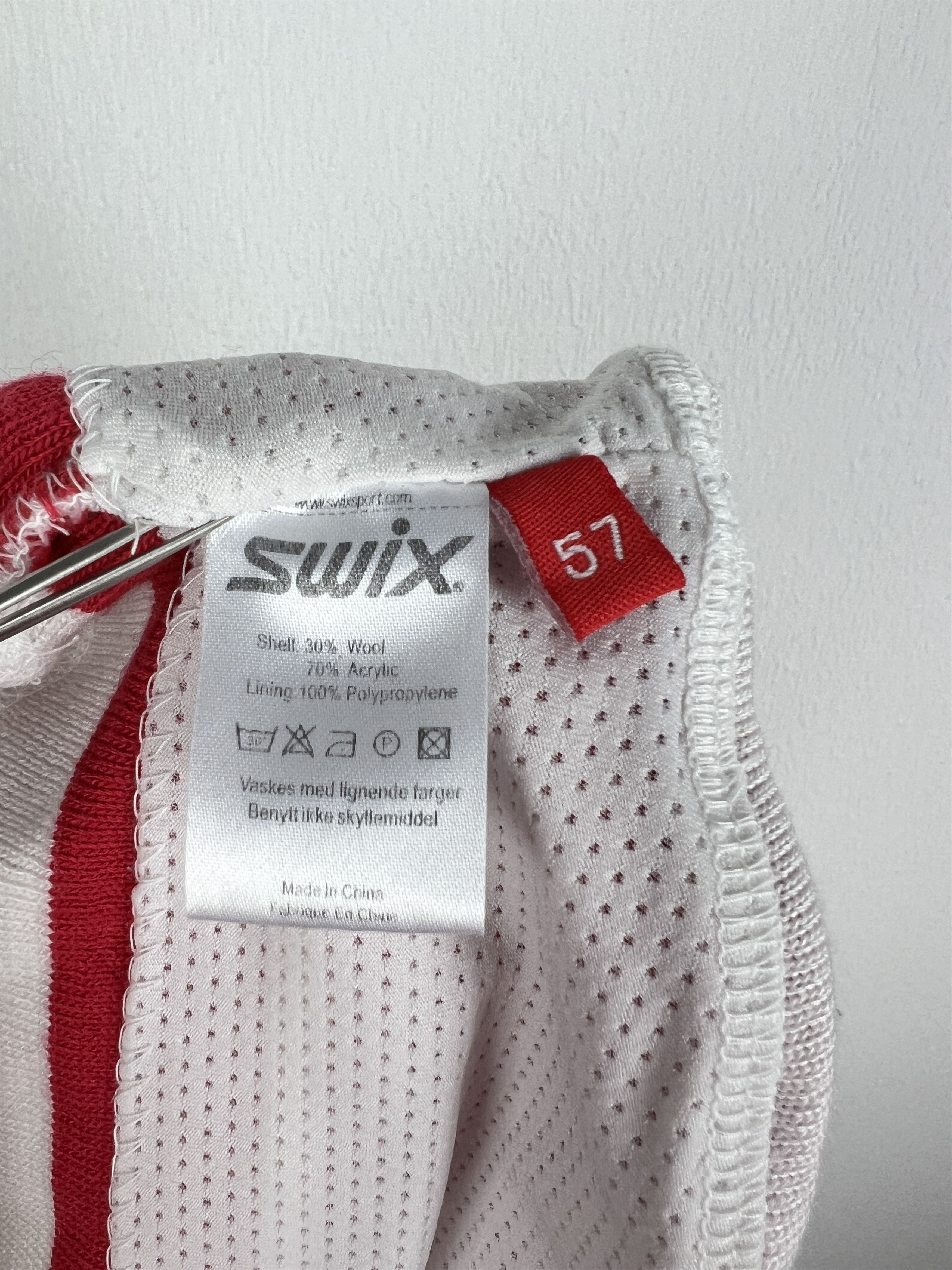 Vintage Swix Beanie Hat Ski Cap Biathlon Lined Norway Flag Sport Size ONE SIZE - 7 Thumbnail
