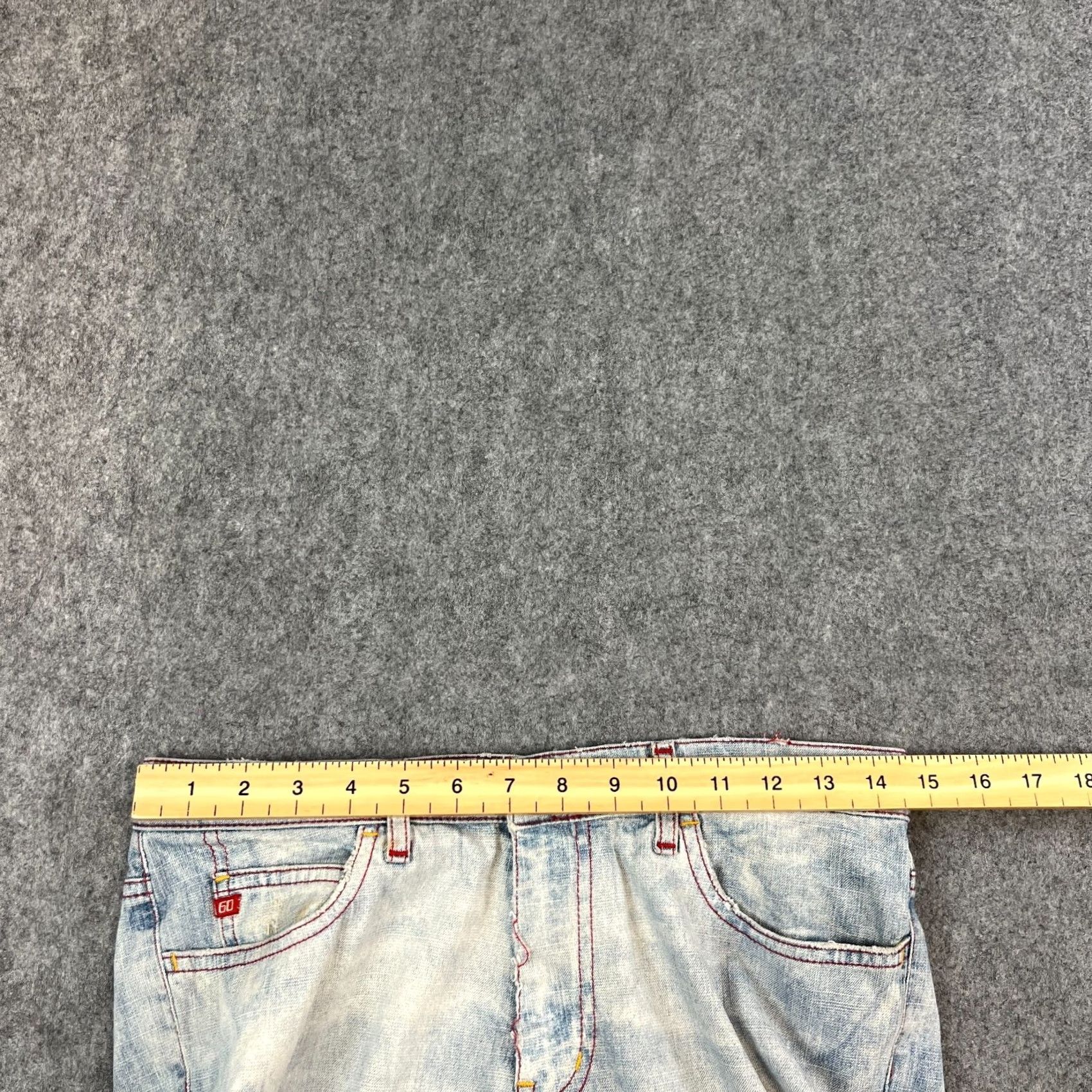Miss Sixty Miss Sixty Jeans Slim Bootcut Womens 10 Blue Acid Wash 29 32 UK10 Low Rise Vintage Y2K Size 32" / US 10 / IT 46 - 6 Thumbnail