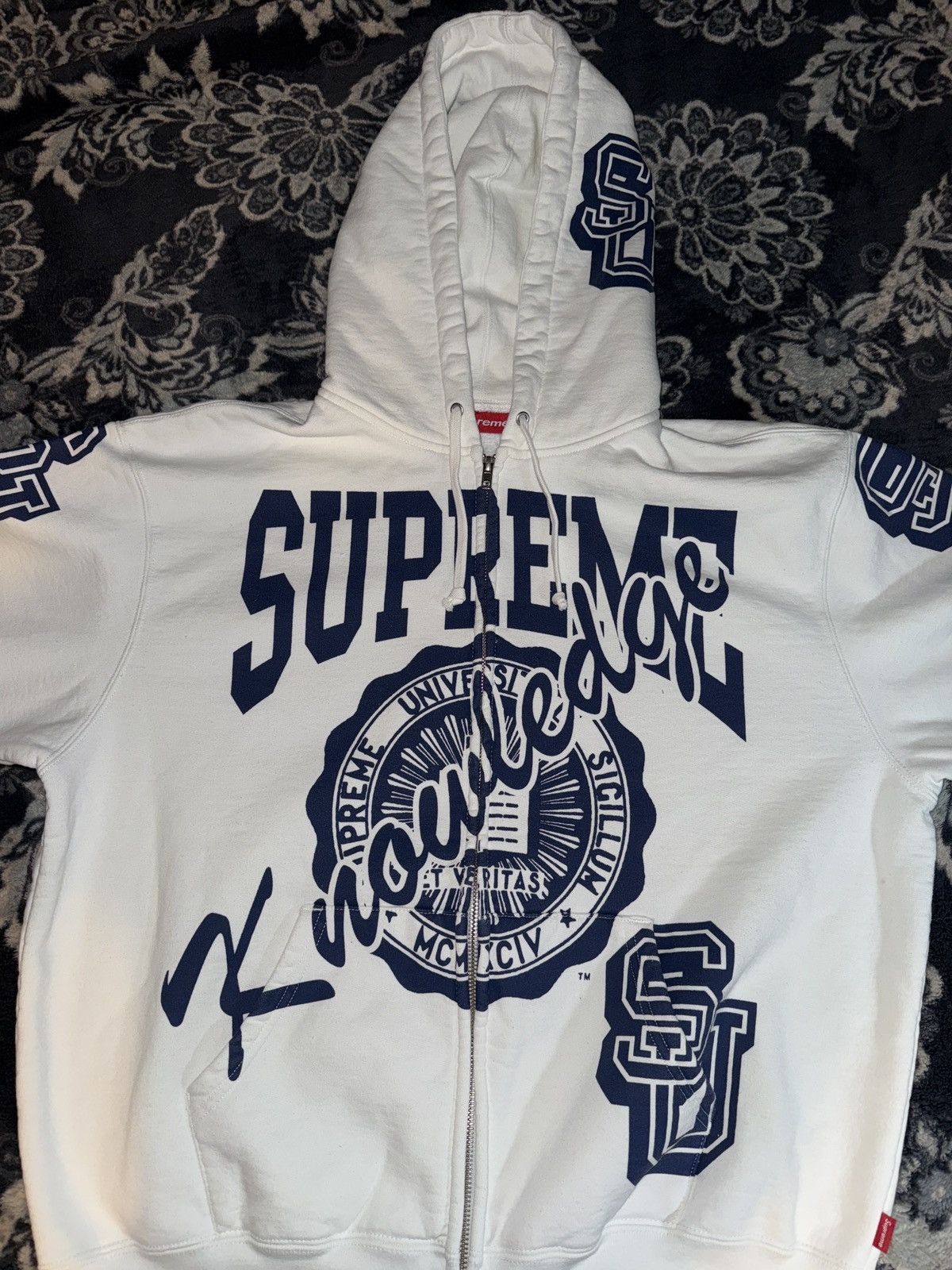 Supreme Supreme Knowledge Reigns Zip Up Hoodie FW25 Size US M / EU 48-50 / 2 - 1 Thumbnail