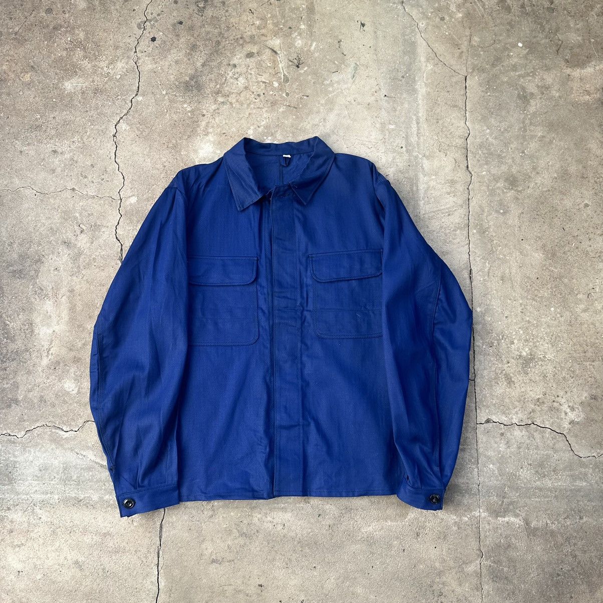 Other Vintage French work chore jacket Size US L / EU 52-54 / 3 - 2 Thumbnail