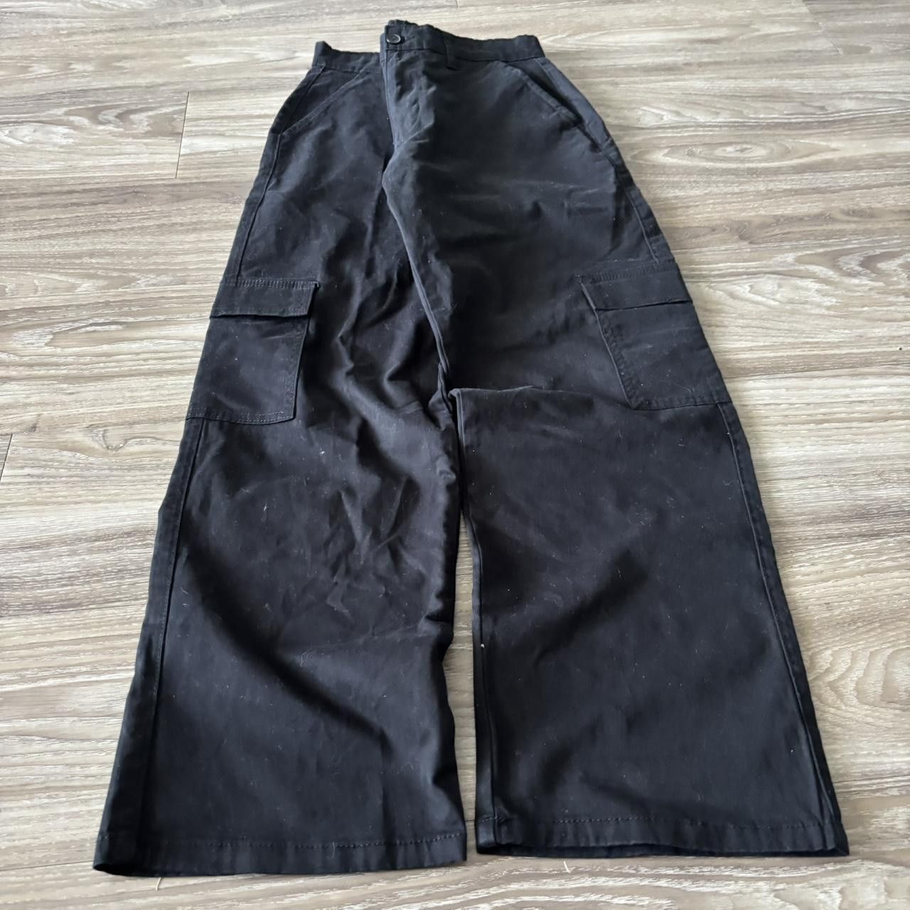 Vintage Crazy Vintage Y2K/2000s Black Streetwear Essential Cargo Pants! 30x30 Size US 30 / EU 46 - 3 Thumbnail