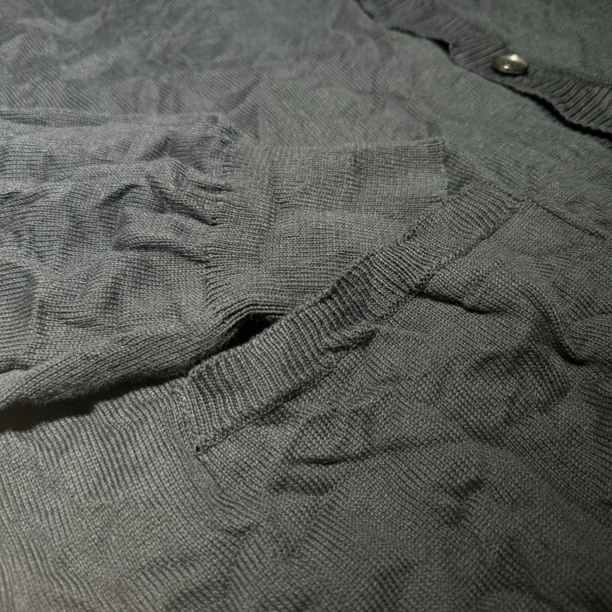 Auralee AURALEE “SS24 WRINKLED COTTON KNIT CARDIGAN” Size US L / EU 52-54 / 3 - 4 Thumbnail