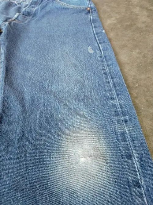 Jean × Levi's × Vintage Vintage Levis 501 Distressed Jeans 34x31 Size US 34 / EU 50 - 4 Thumbnail