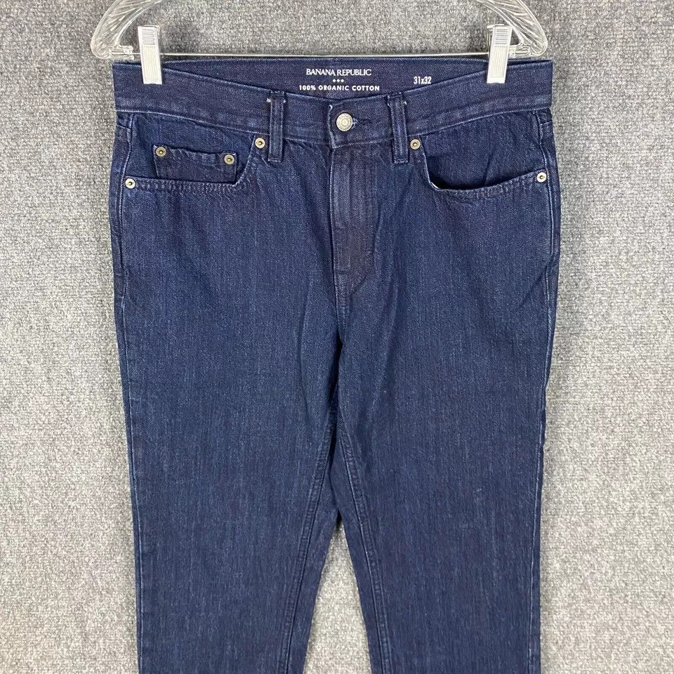 Banana Republic Banana Republic Jeans Men's 31x32 Denim Tapered Leg Size US 31 - 2 Thumbnail