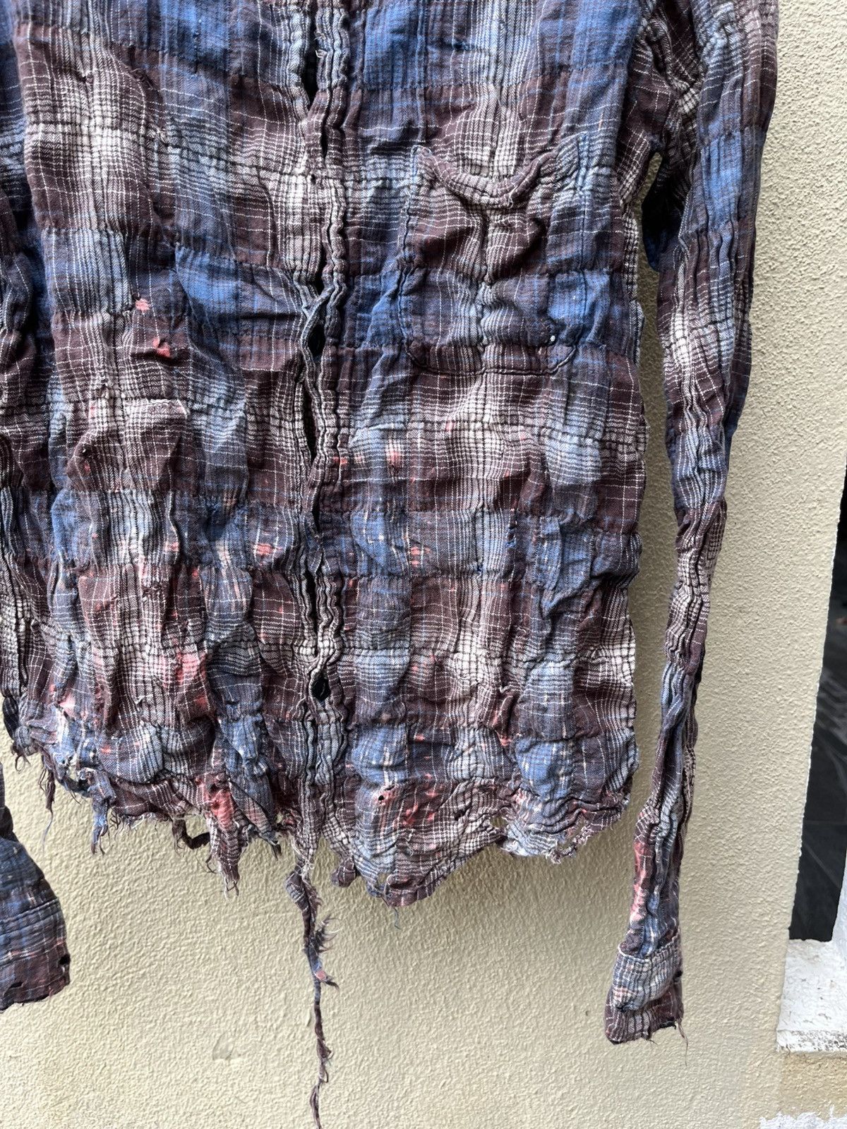 Pledge Distressed flannel button down by pledge Size US M / EU 48-50 / 2 - 12 Thumbnail