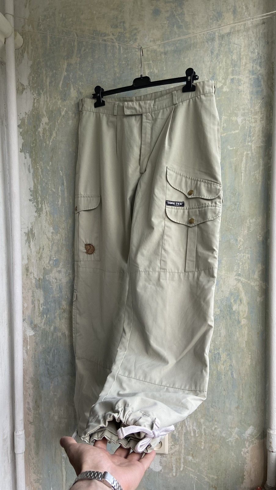 Fjallraven × Goretex FJALLRAVEN Beige Gore-Tex Winter Vintage Pant Size 50 Size US 34 / EU 50 - 8 Thumbnail