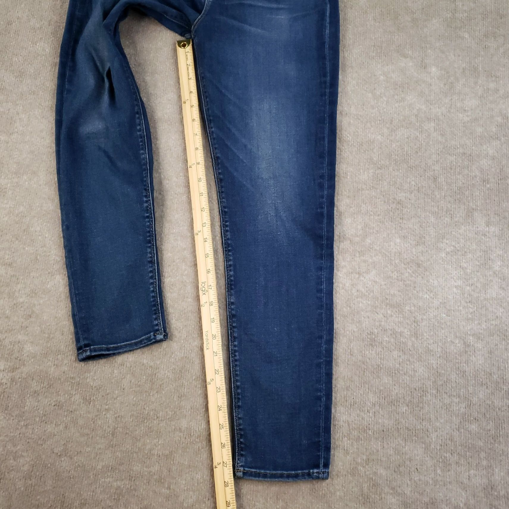 Hudson Hudson Jeans Womens Jeans 30x28 Blue Denim Skinny Stretch High Rise Size 30" / US 8 / IT 44 - 2 Thumbnail