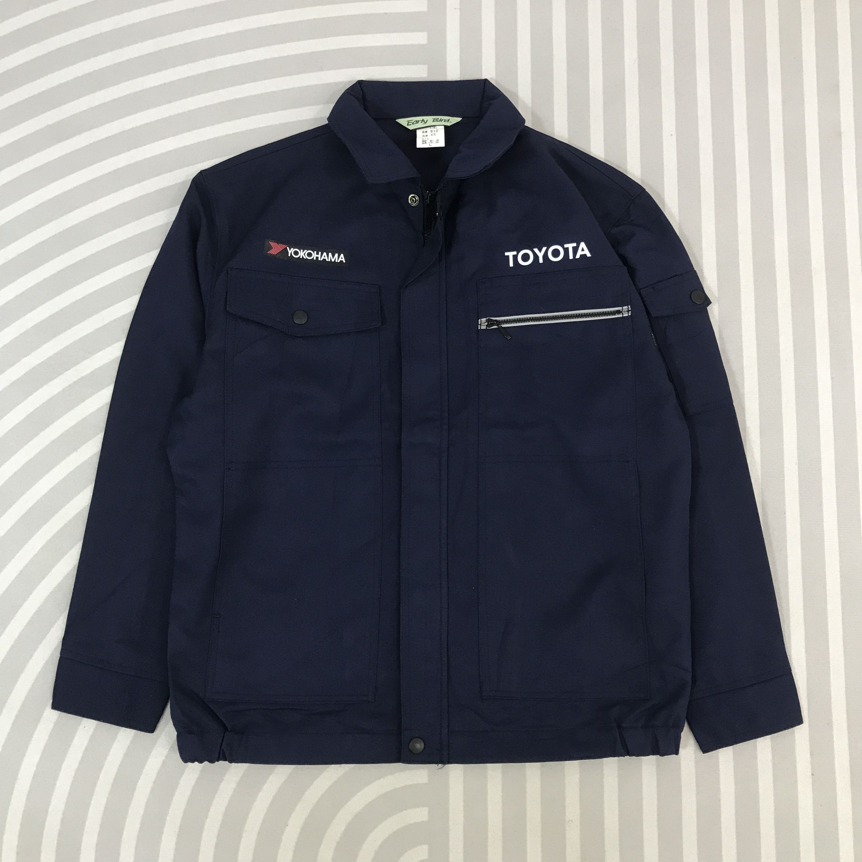 Japanese Brand × Vintage Vintage Toyota X Yokohama Racing uniforms custom Jacket Size US L / EU 52-54 / 3 - 2 Thumbnail