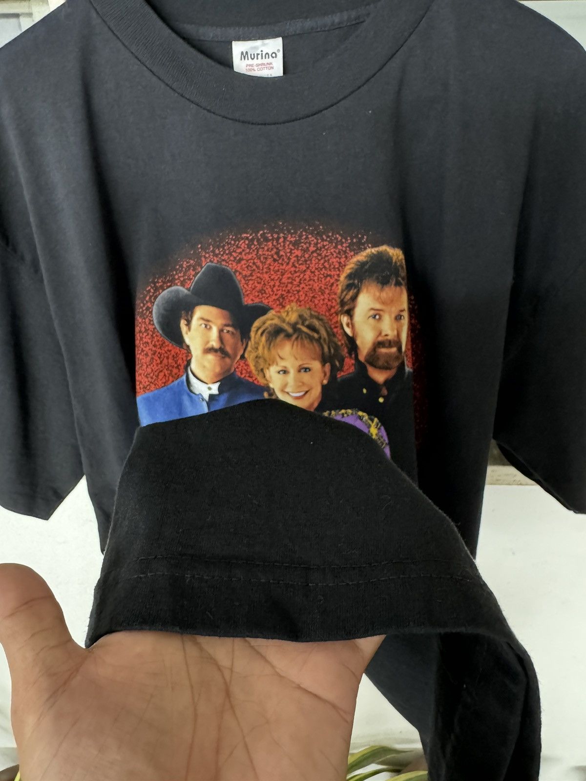 Band Tees Vintage Dunn Reba & Brooks Tour Tee 1997 Size US XL / EU 56 / 4 - 5 Thumbnail