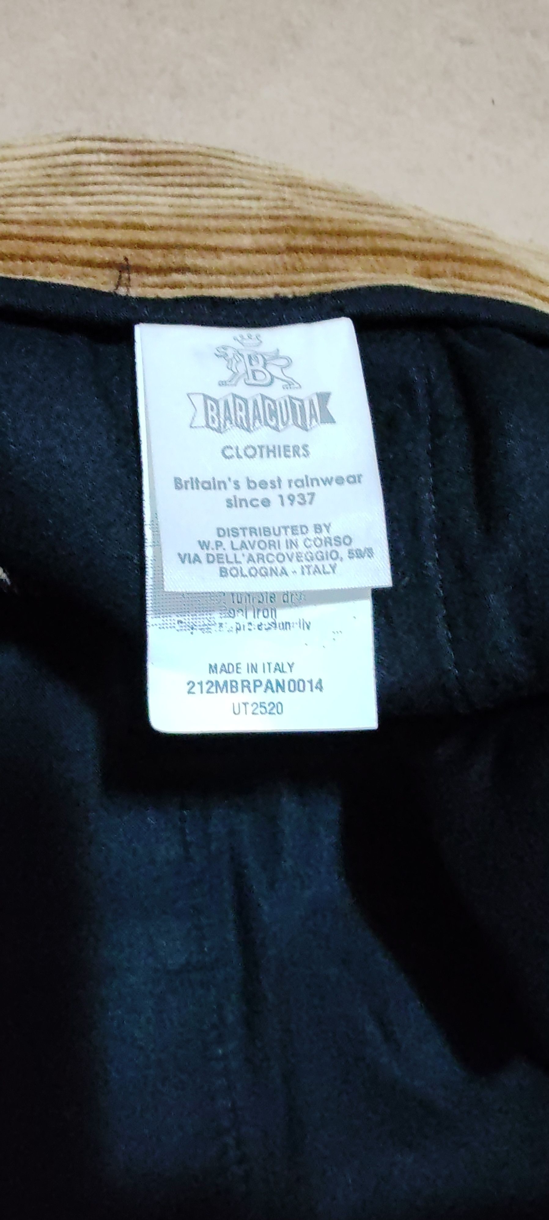 Baracuta Noah X Baracuta Double-Pleat Patchwork Corduroy Tg:32 Size US 32 / EU 48 - 20 Thumbnail