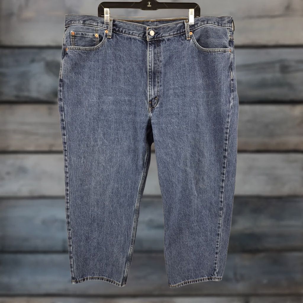 Levi's × Supreme Supreme Levis Pinstripe 550 Jeans blue | Grailed