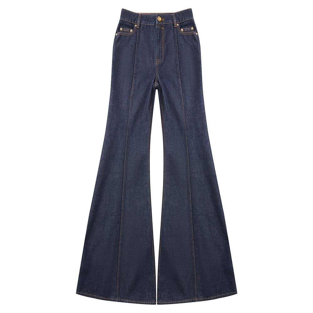 Zimmermann oc11z0825 Wide Leg Jeans in Blue Size 30" / US 8 / IT 44 - 1 Preview