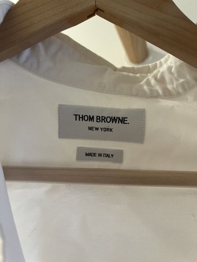 Thom Browne Oxford Grosgrain Placket Shirtdress Size S / US 4 / IT 40 - 4 Thumbnail