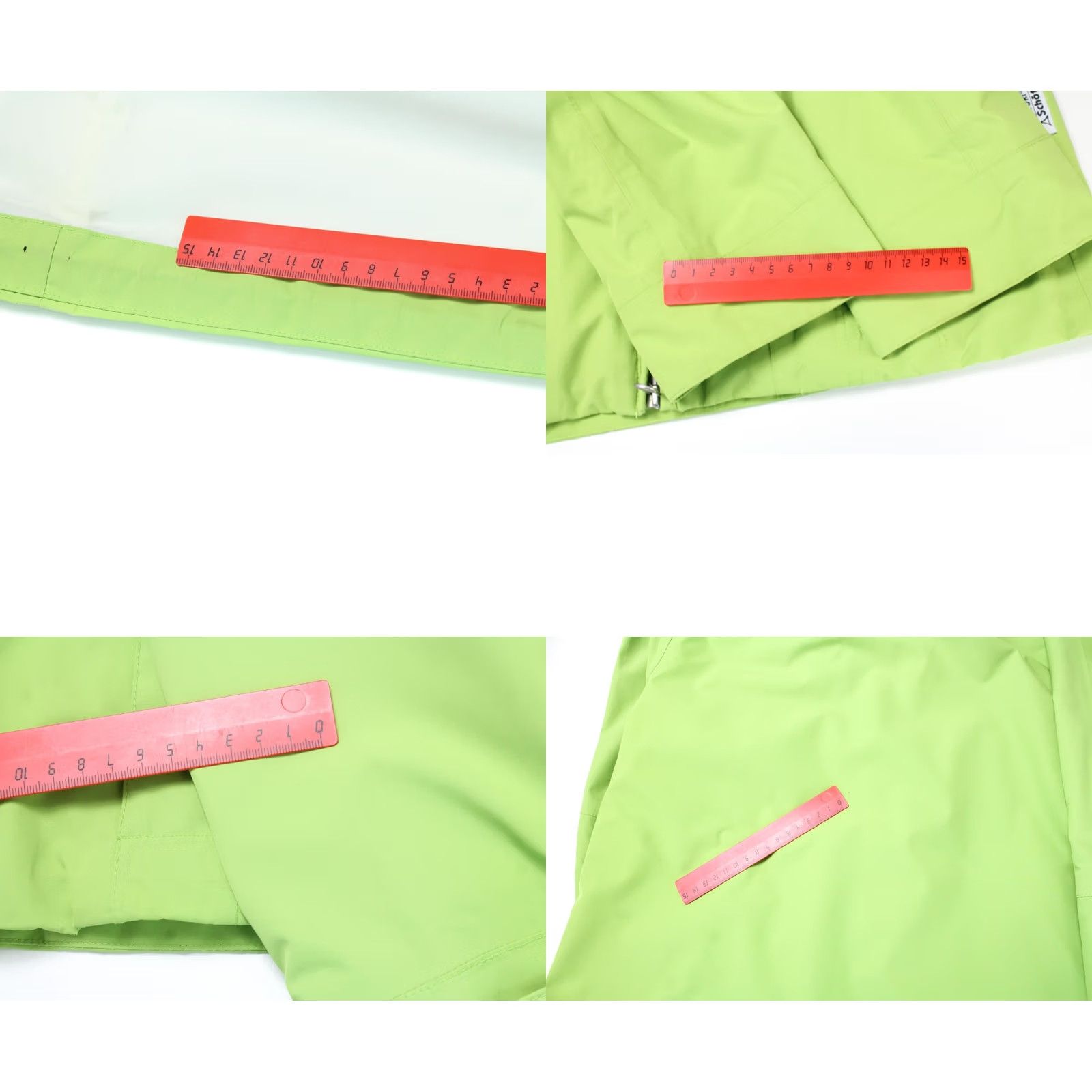 Vintage SCHOFFEL Venturi Chiva Jacket Women UK 8 Hidden Hood Light Green Jacket Size M / US 6-8 / IT 42-44 - 9 Thumbnail