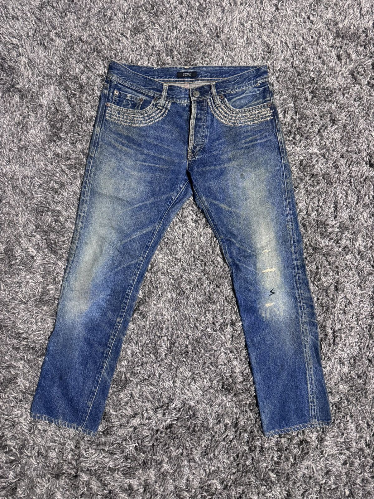 Undercover SS09 Neoboy Poem Jeans