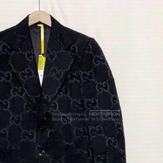 Gucci Gucci Classic pattern jacquard single-breasted long-sleeve Size M / US 6-8 / IT 42-44 - 3 Thumbnail