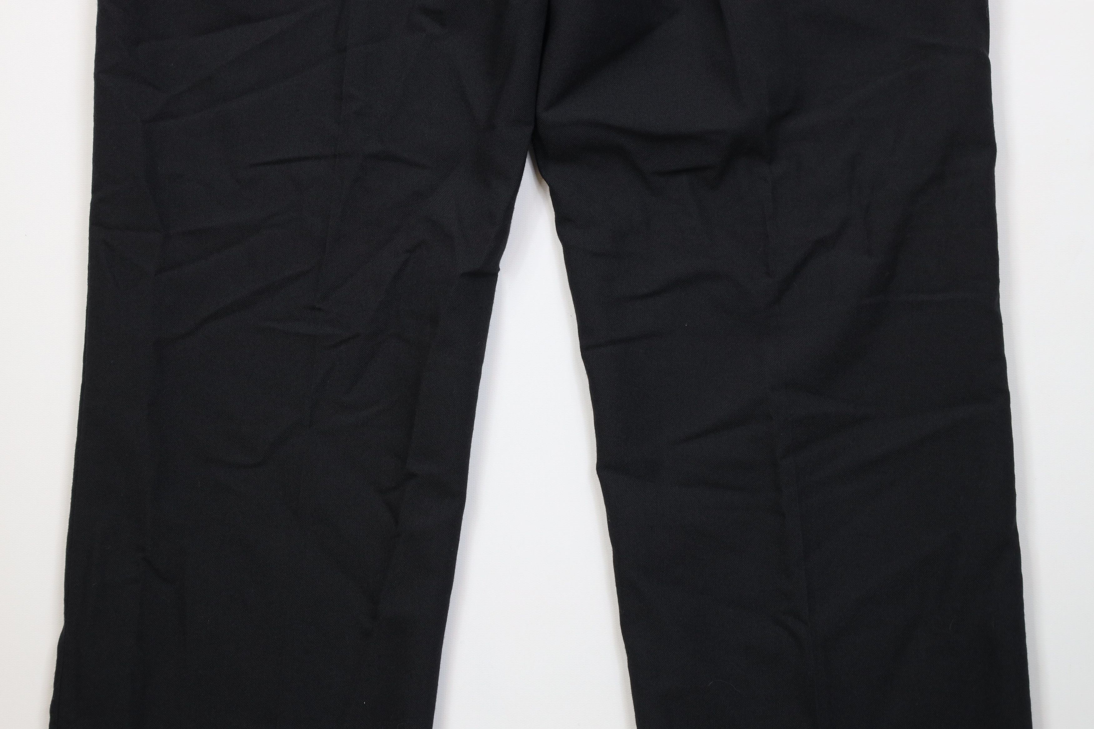Vintage Vintage 70s Streetwear Knit Wide Leg Chino Pants Black USA Size US 36 / EU 52 - 11 Thumbnail