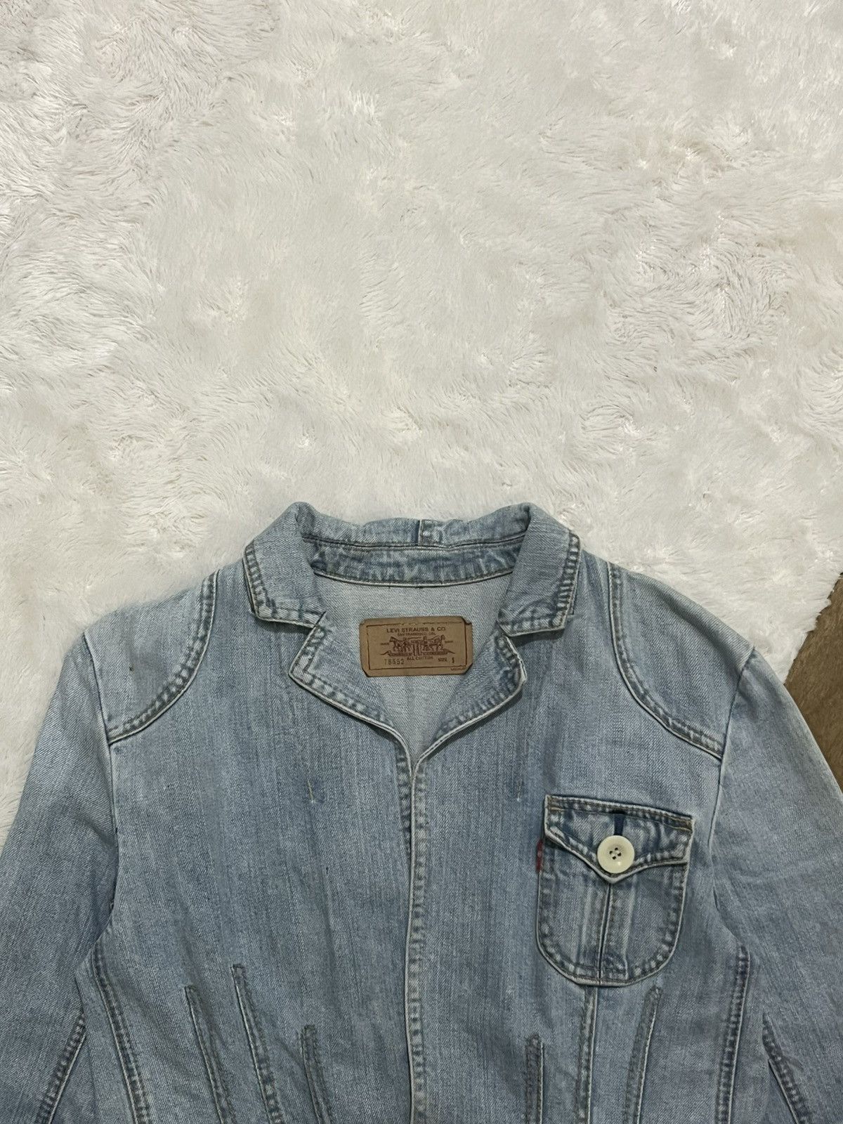Other Levi’s Womens Denim Blazer Jacket Light Wash S Size S / US 4 / IT 40 - 2 Thumbnail