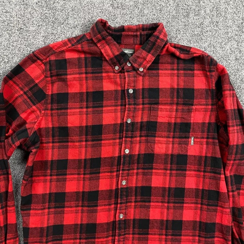Eddie Bauer Eddie Bauer Flannel Shirt Mens 2XLT Buffalo Check Mid Weight Size US XXL / EU 58 / 5 - 2 Thumbnail