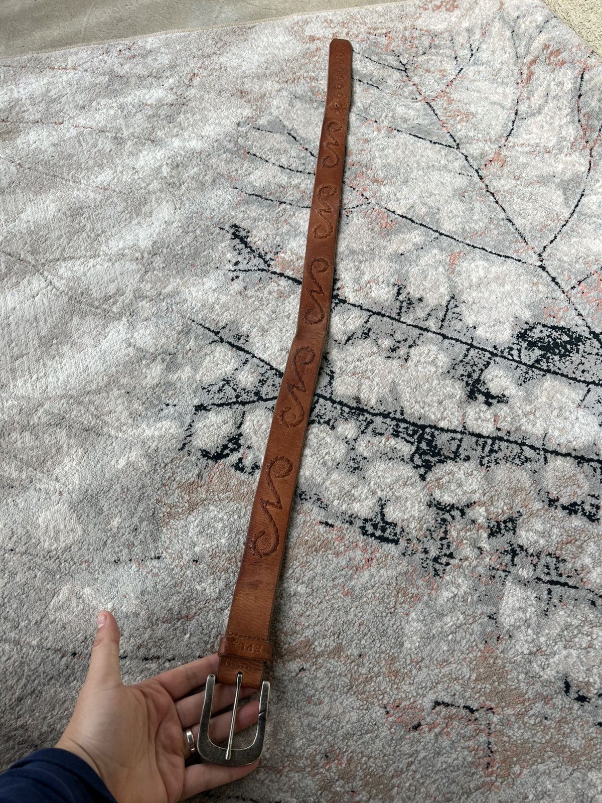 Replay Replay Leather Belt Size ONE SIZE - 3 Thumbnail