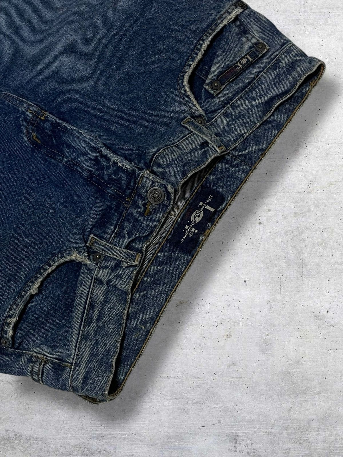 Japanese Brand VINTAGE 1990S JAPAN DESIGNER FLARED LEI OG VIBE PATCH DENIM Size US 30 / EU 46 - 6 Thumbnail
