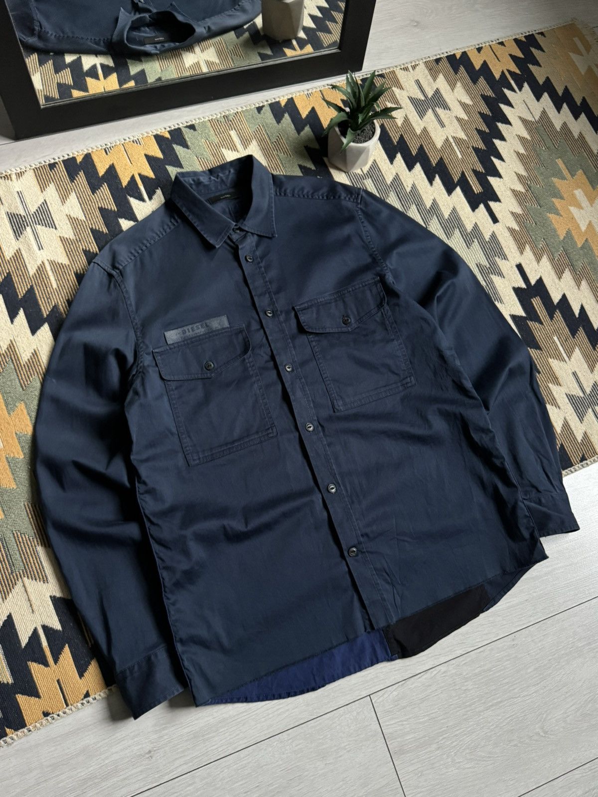 Diesel Diesel Avantgarde Y2K Button Up Shirt Size US L / EU 52-54 / 3 - 3 Thumbnail