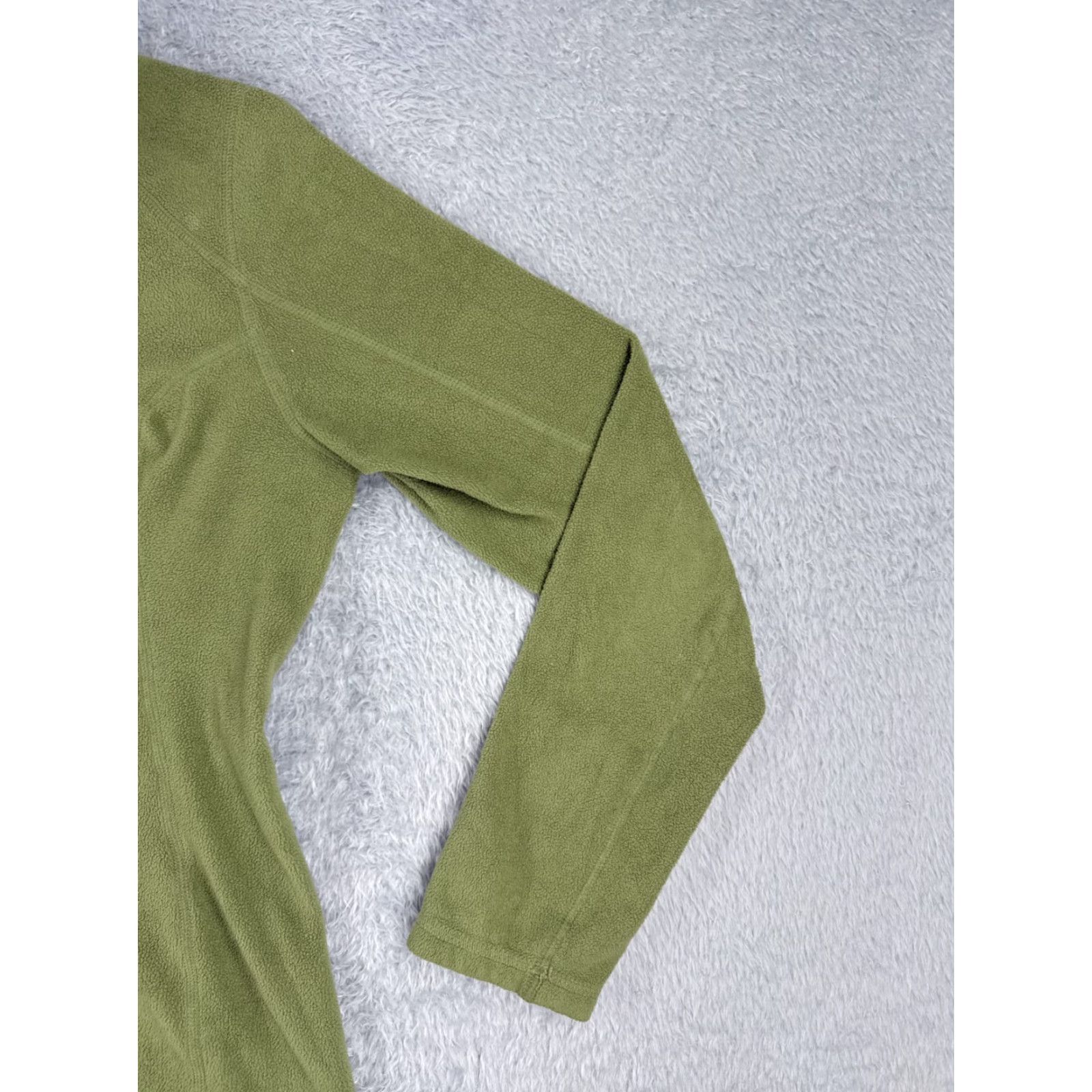 The North Face The North Face Sweater Womens Medium Green 1/4 Zip Pullover Polyester Fleece Size M / US 6-8 / IT 42-44 - 2 Thumbnail