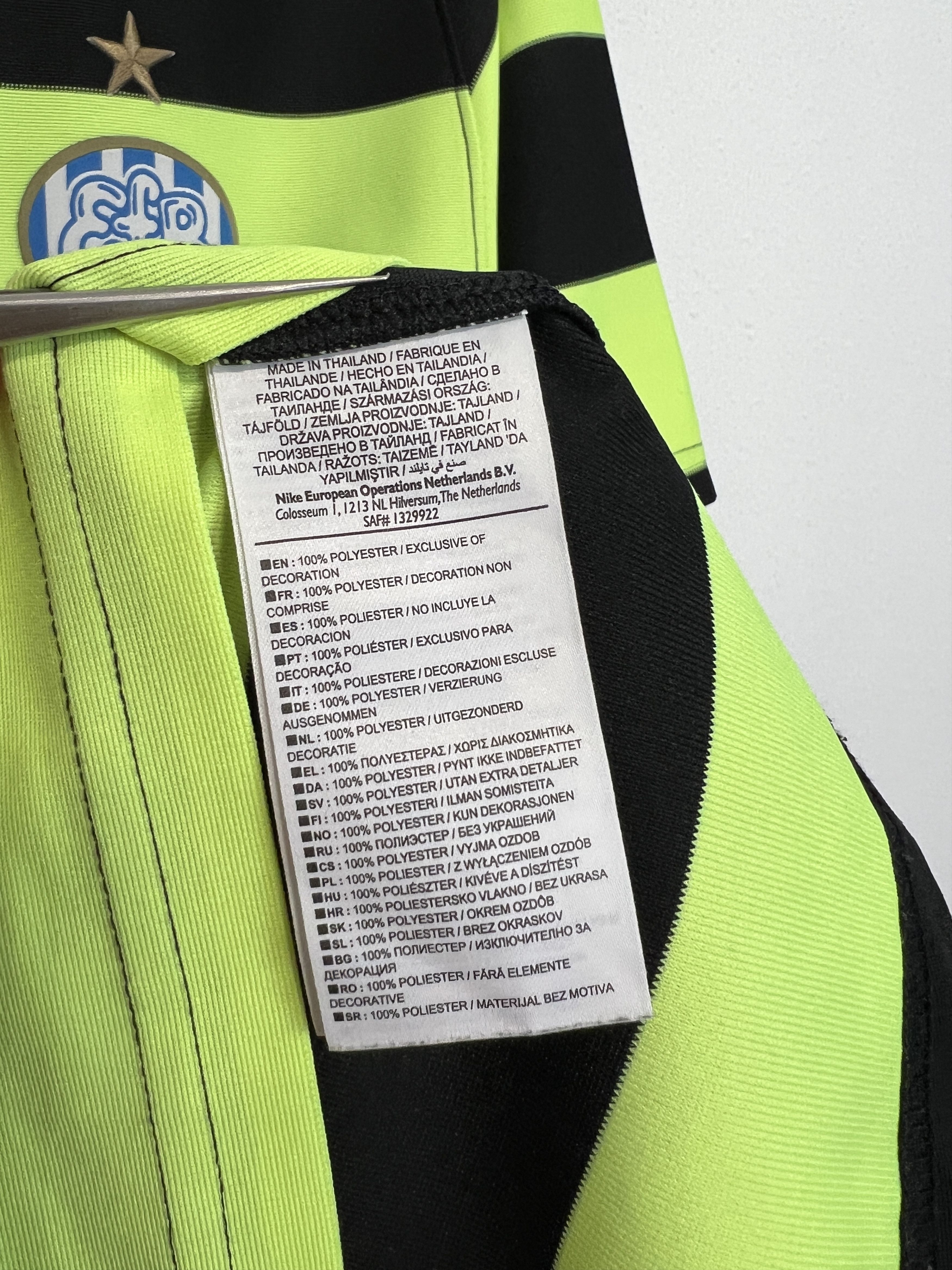 Nike Esbjerg Third Football Shirt Soccer #12 Andersen Jersey Size US S / EU 44-46 / 1 - 6 Thumbnail