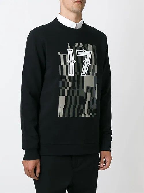 Givenchy Black Camo 17 Print Sweatshirt Size US M / EU 48-50 / 2 - 2 Thumbnail