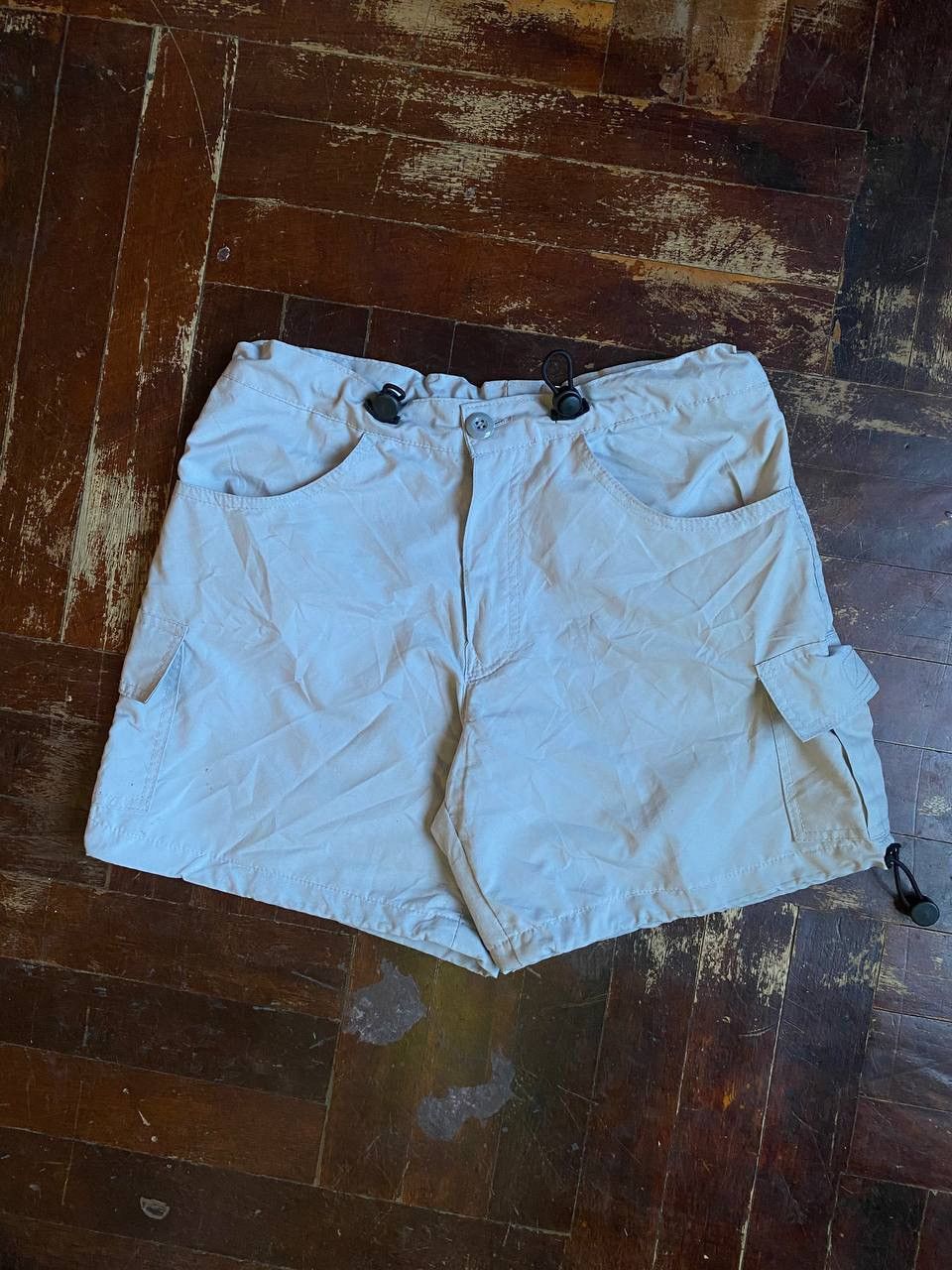 Diesel × Vintage Vintage 90s Y2K Diesel Big Logo white Cargo Shorts Size US 30 / EU 46 - 1 Thumbnail