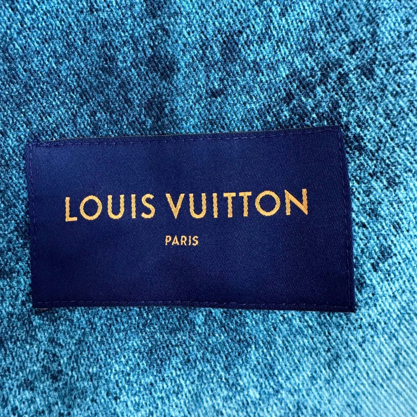 Louis Vuitton louis vuitton ss23 denim jacket with pattern Size US L / EU 52-54 / 3 - 3 Thumbnail