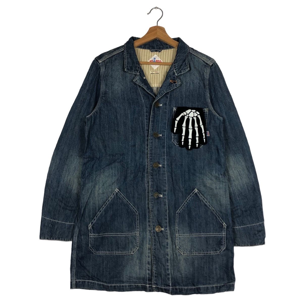 Japanese Brand 🔥90s Vintage Hikory Chore Jacket BigBill Japan Issey Miyake Size US M / EU 48-50 / 2 - 2 Thumbnail