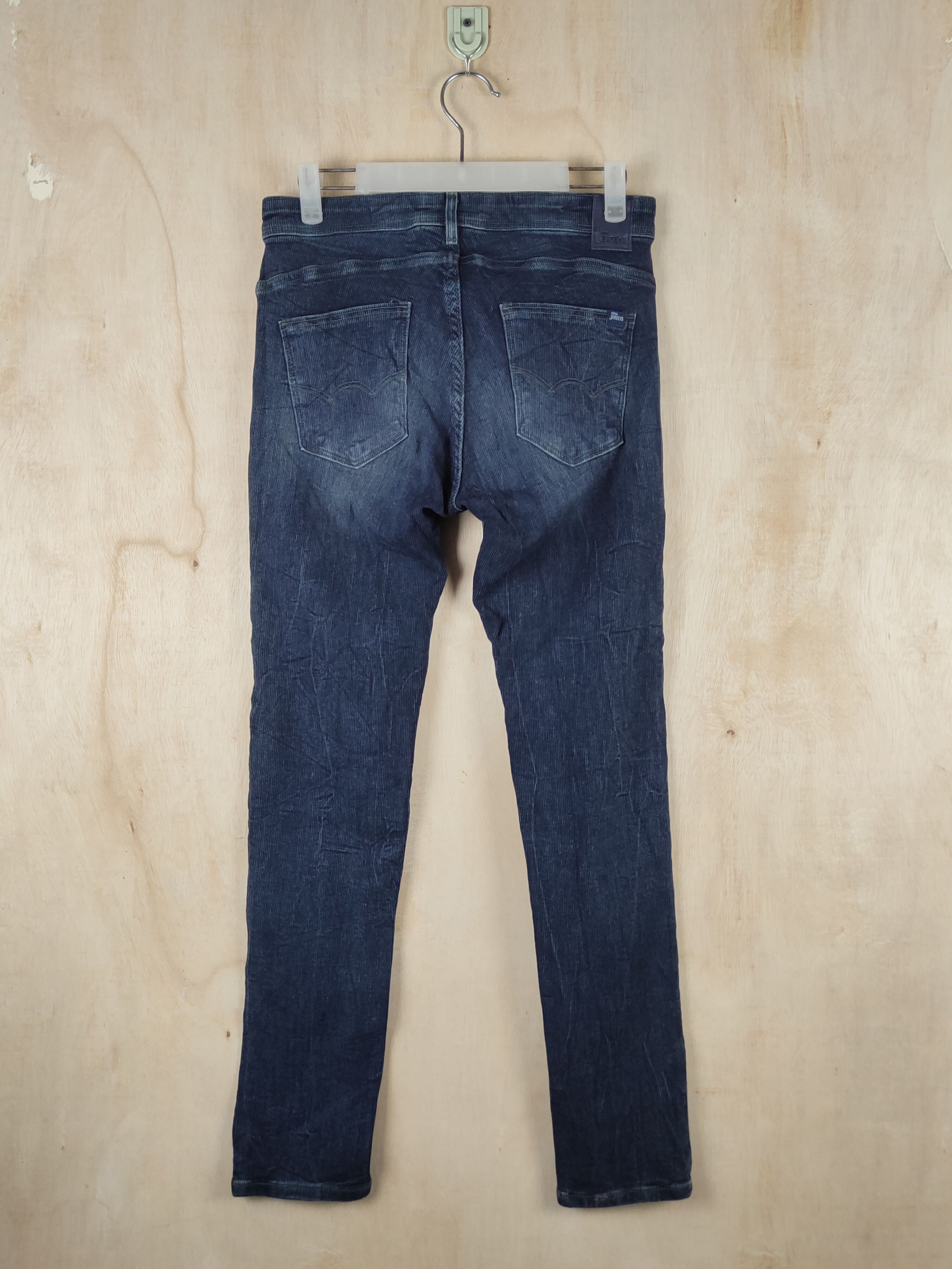 Edwin Edwin-Jerseys Dark Blue Corduroy Skinny Jeans #S2512 Size 29" - 7 Thumbnail