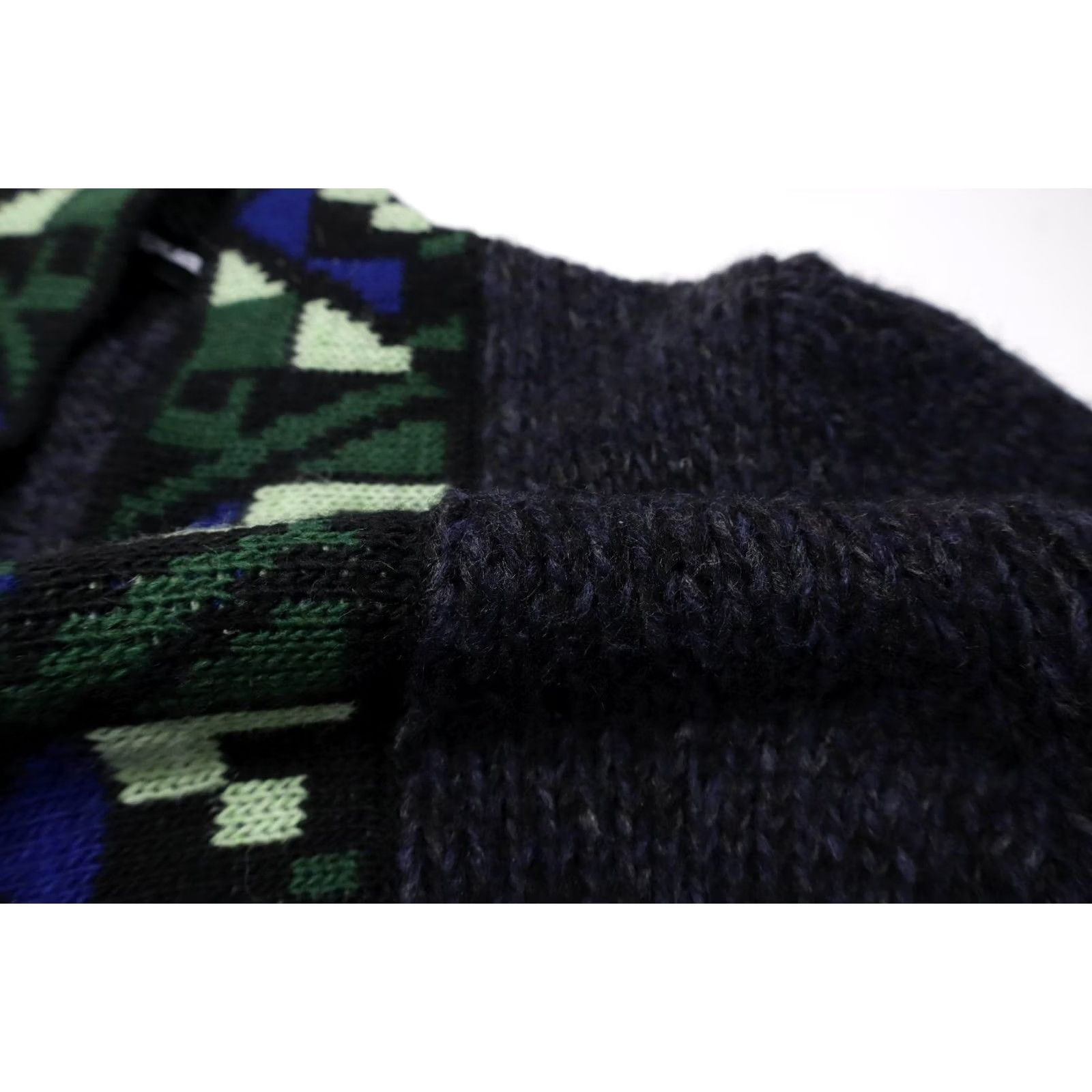 Desigual DESIGUAL Jumper Women's MEDIUM Open Front Cardigan Knitted Wool Blend Patterned Size M / US 6-8 / IT 42-44 - 6 Thumbnail