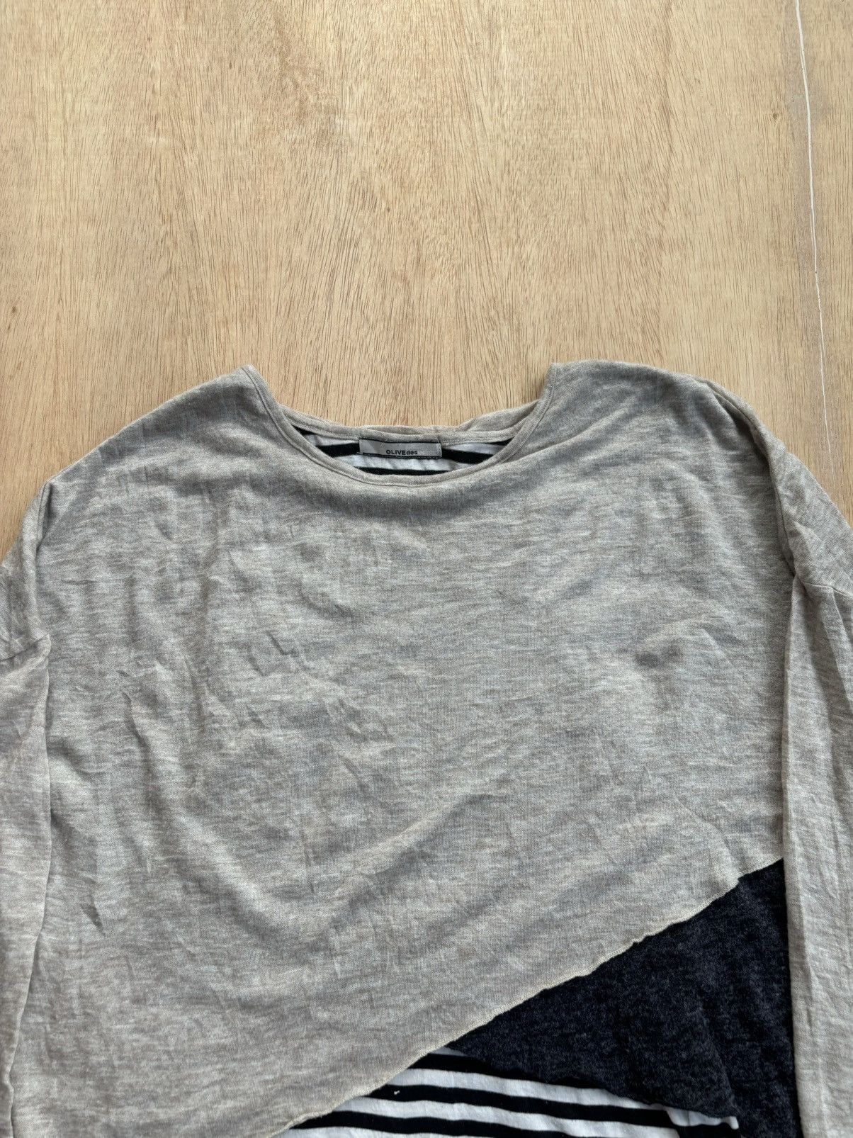 Hysteric Glamour × Japanese Brand Double Layer Olive des olive Luxury Style Longsleeve Size M / US 6-8 / IT 42-44 - 3 Thumbnail