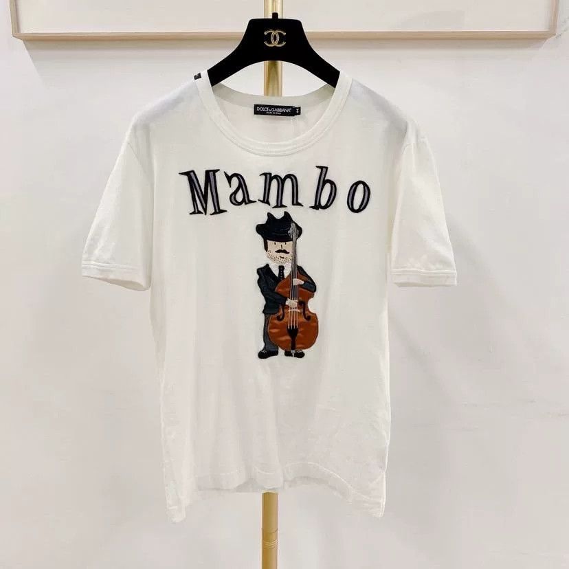 Dolce & Gabbana Dolce & Gabbana White T-Shirt Size 44 Size US S / EU 44-46 / 1 - 1 Thumbnail