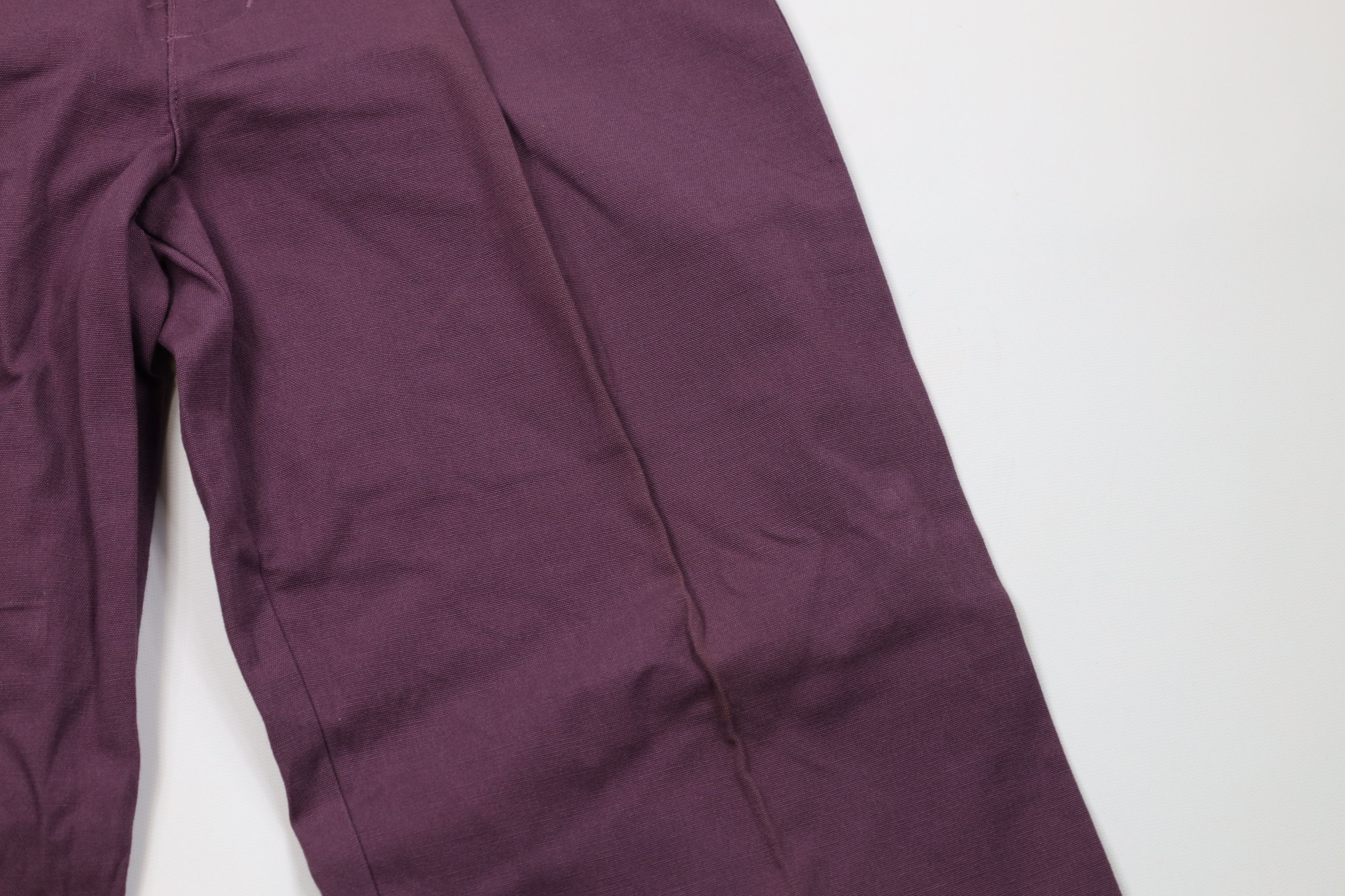 Vintage Vintage 90s Streetwear Straight Leg Chino Pants Purple Size US 30 / EU 46 - 5 Thumbnail