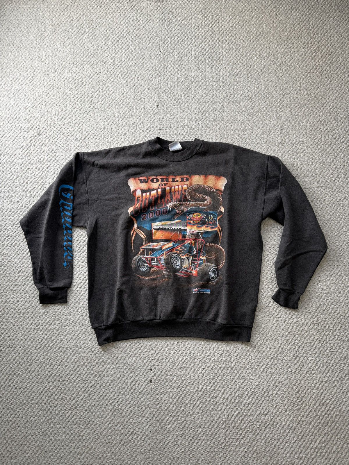Vintage Vintage Racing Crewneck 2000 Size US XL / EU 56 / 4 - 1 Thumbnail